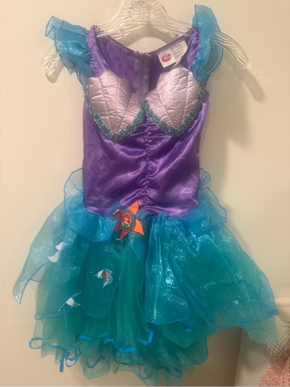 Disney Purple and Teal Mermaid Dress Costume